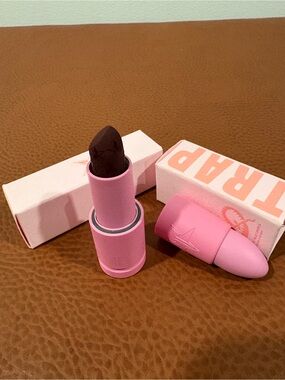 Jeffree Star Pink Tube Lipstick — Deep Brown Shade